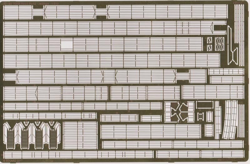 Eduard Ätzteile - HMS Hood pt. 3 railings