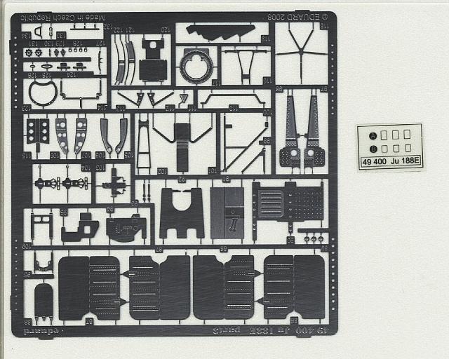 Eduard Ätzteile - Ju 188E self adhesive