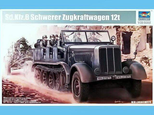Trumpeter - Sd.Kfz.8 Schwerer Zugkraftwagen 12t