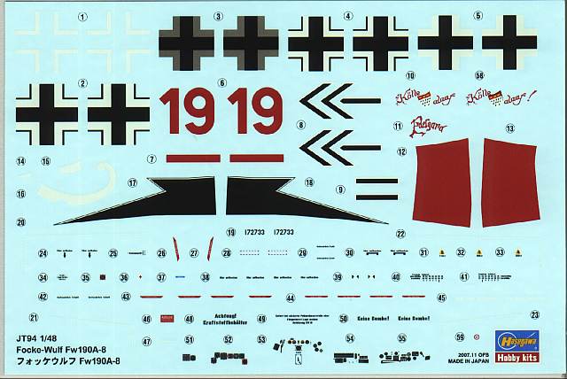 Hasegawa - Focke Wulf Fw 190 A-8