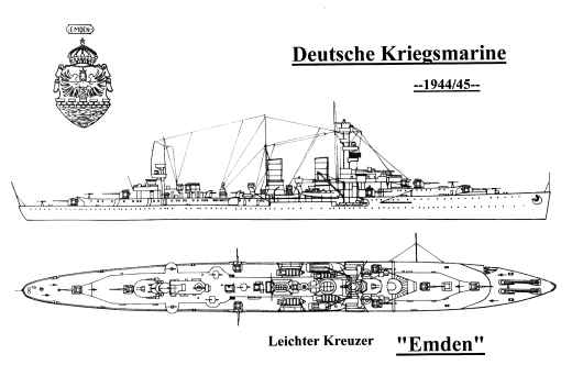 Kreuzer Emden III   Ideallösung 1942  1/700 Bird Models Resinbausatz resin kit 