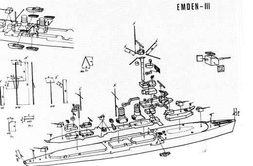 HP-Models - Leichter Kreuzer Emden