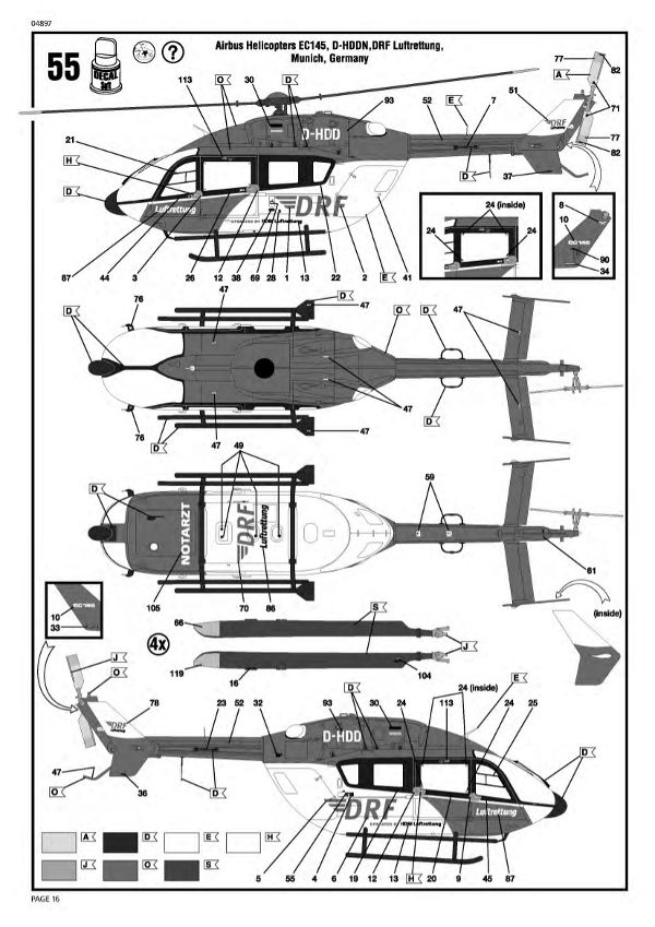 Revell - Airbus Helicopters EC145 DRF Luftrettung