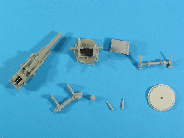 White Ensign Models - USN 5"/25 Deck GUN