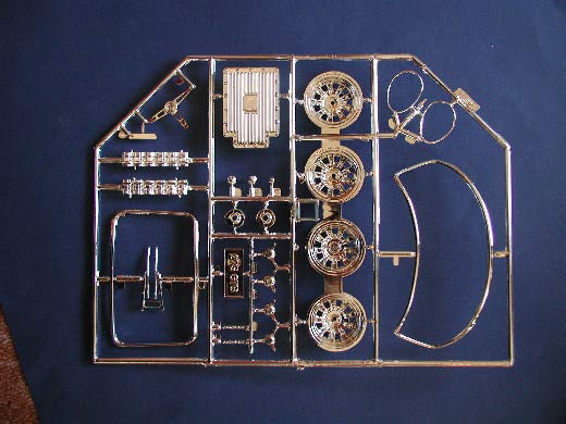 Magnesiumfelgen und Chromteile