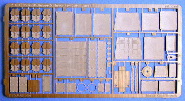 Eduard Ätzteile - F-100D exterior