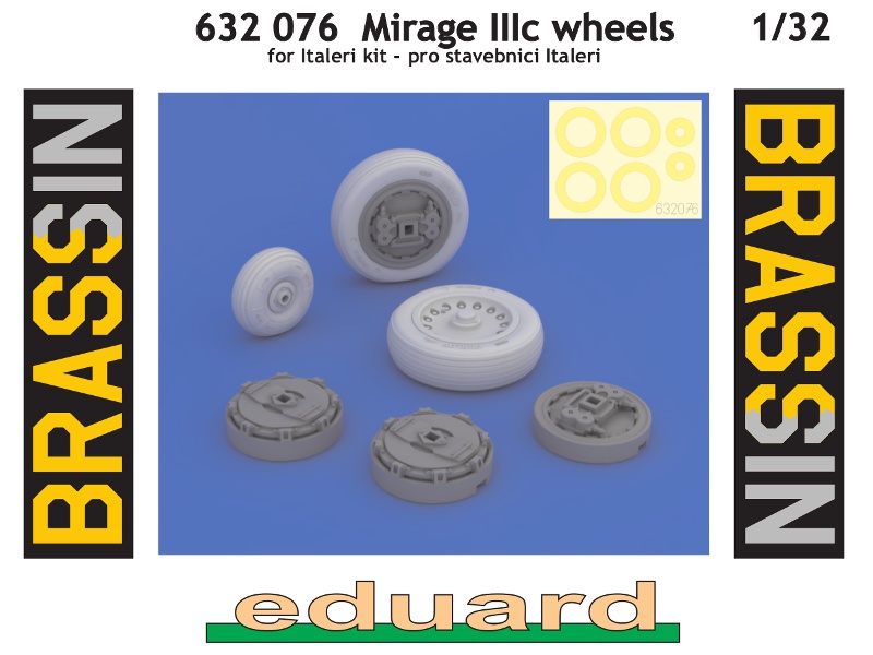 Eduard Brassin - Mirage IIIC Wheels