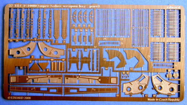 Eduard Ätzteile - F-100D Weapon Bay