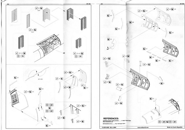 Eduard Ätzteile - F-100D Weapon Bay