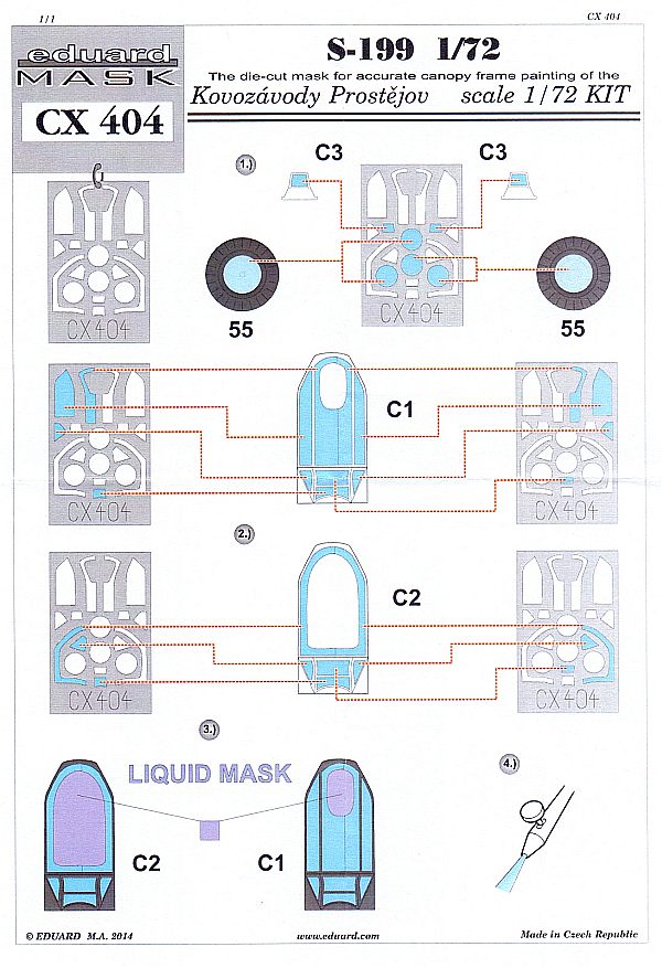 Eduard Mask - S-199 Mask