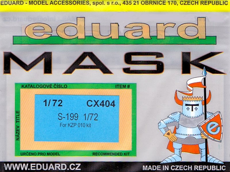 Eduard Mask - S-199 Mask