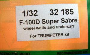 F-100D Wheel Wells And Undercarr.