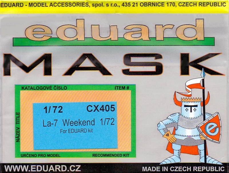 Eduard Mask - La-7 Weekend Mask 