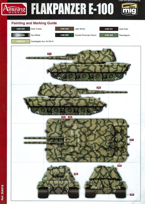 Amusing Hobby - Flakpanzer E-100