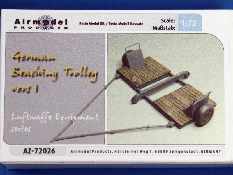 Airmodel Products - German Beaching Trolley Vers1
