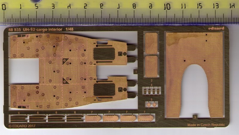 Eduard Ätzteile - UH-1D cargo interior