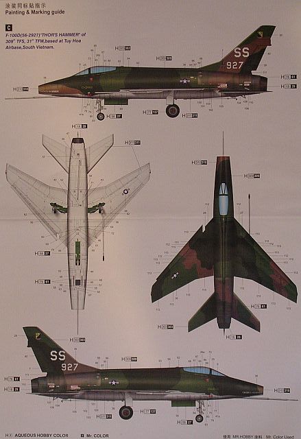 Trumpeter - F-100D Super Sabre