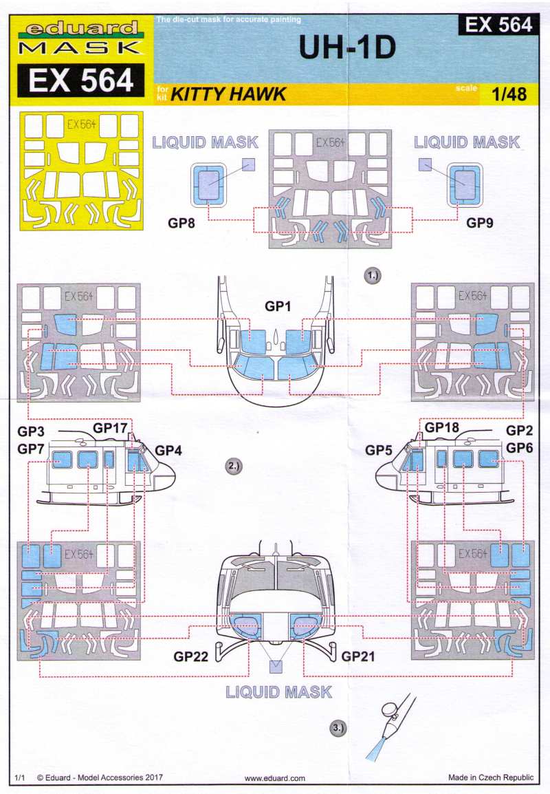 Eduard Mask - UH-1D Mask