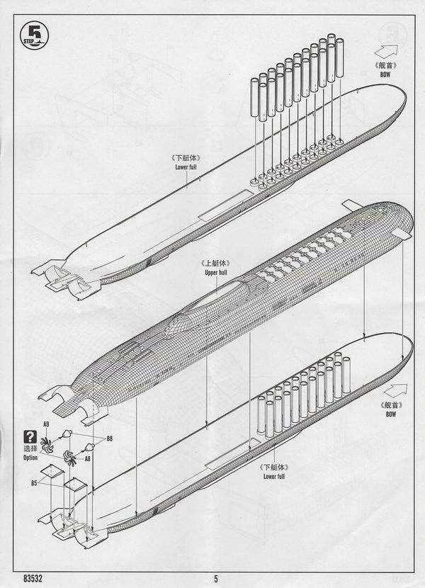 HobbyBoss - Russian Navy Typhoon Class SSBN