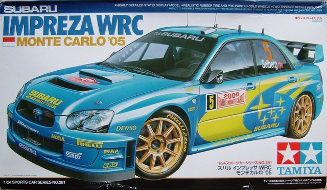 Subaru Impreza WRC Monte Carlo ‘05, Tamiya Nr. 24281