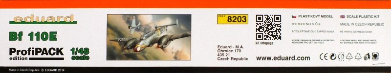 Eduard Bausätze - Bf 110E ProfiPack