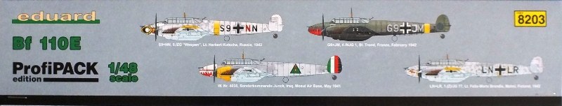 Eduard Bausätze - Bf 110E ProfiPack