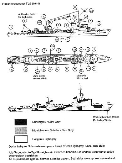 WSW Modellbau - Deutsches Torpedoboot T-28