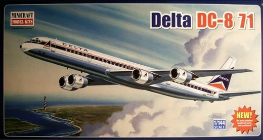 Minicraft Model Kits - Delta DC-8 Super 71