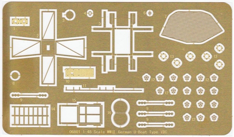 Trumpeter - DKM U-Boat Type VIIC U-552 Teil 1