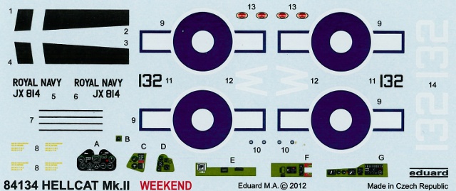 Eduard Bausätze - Hellcat Mk.II Weekend Edition