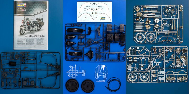 Revell - US Police Motorbike