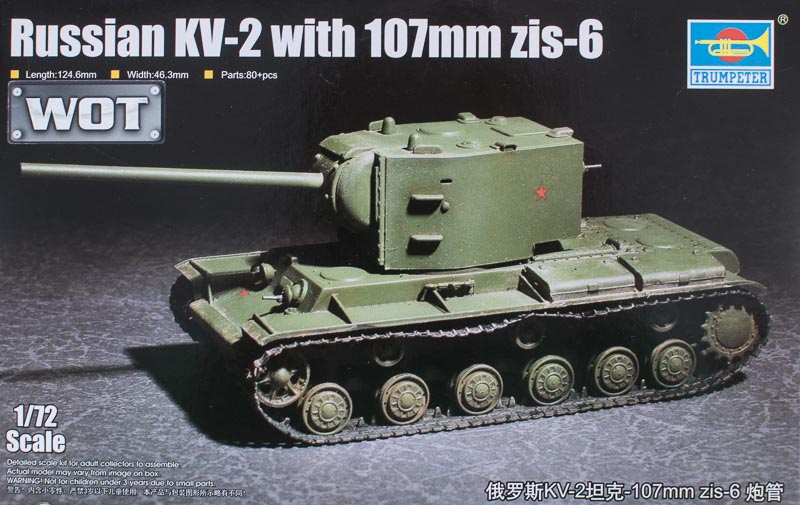 Trumpeter - Russian KV-2 with 107mm zis-6