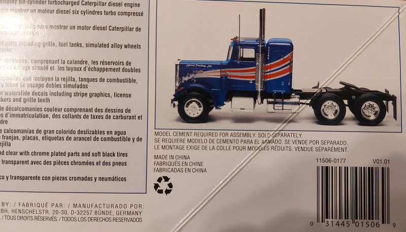 Revell - Peterbilt 359 Conventional   