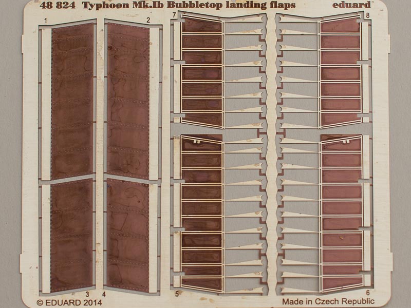 Eduard Ätzteile - Typhoon Mk.Ib Bubbletop Landing Flaps