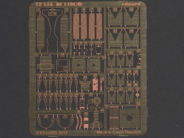 Eduard Ätzteile - Bf 110C/D