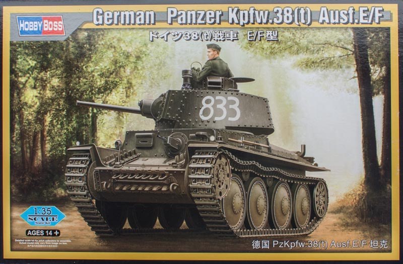 HobbyBoss - German Panzer Kpfw.38(t) Ausf.E/F