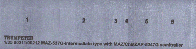 Trumpeter - MAZ-537G with MAZ/ChMZAP-5247G