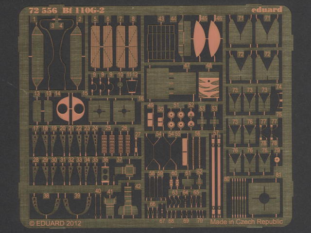 Eduard Ätzteile - Bf 110G-2