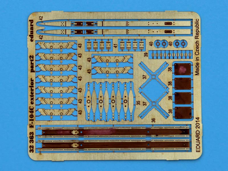 Eduard Ätzteile - F-104C exterior