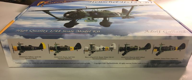 GasPatch Models - Henschel Hs 123 B-1