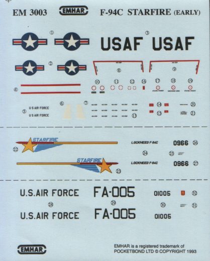 Emhar - F-94C Starfire (early)