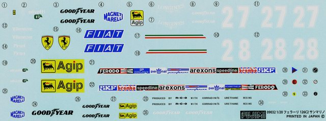 Fujimi - Ferrari 126 C2