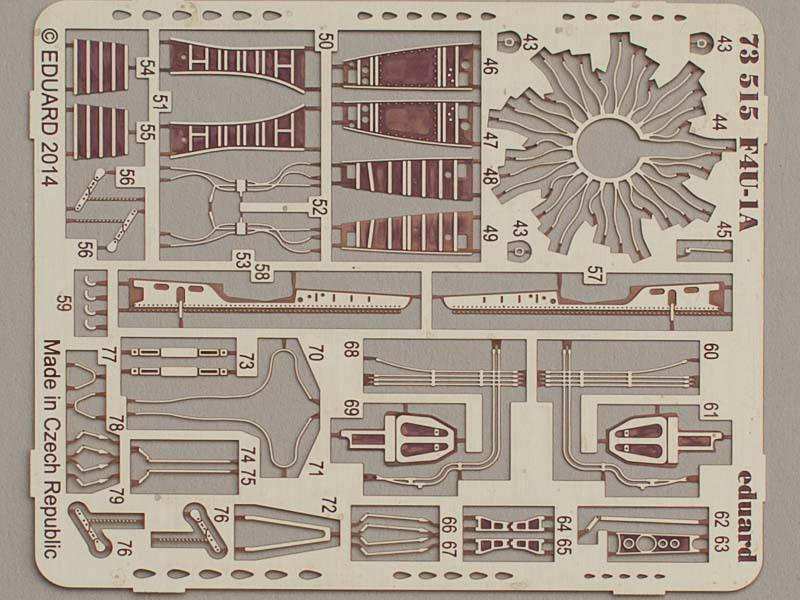 Eduard Ätzteile - F4U-1A Self Adhesive