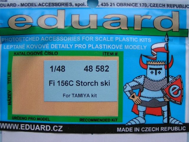 Eduard Ätzteile - Fi 156C Storch Ski