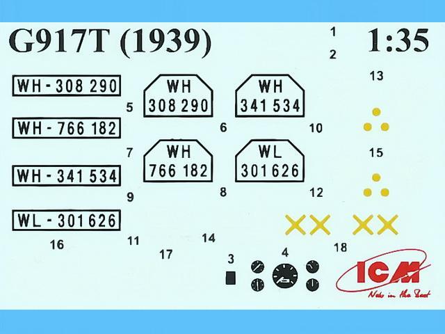 Decals für 4 verschiedene Fahrzeuge