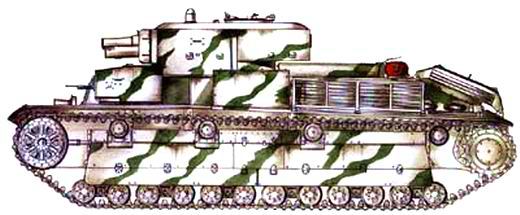 T-28 in Wintertarnung, Januar 1942,