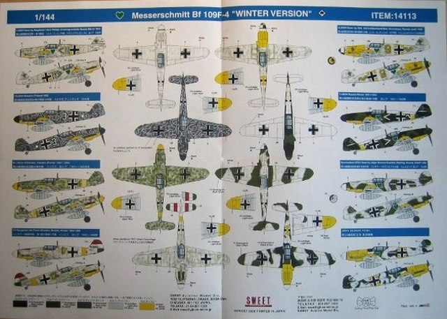 Sweet - Messerschmitt Bf 109 F-4 "Winter Version"