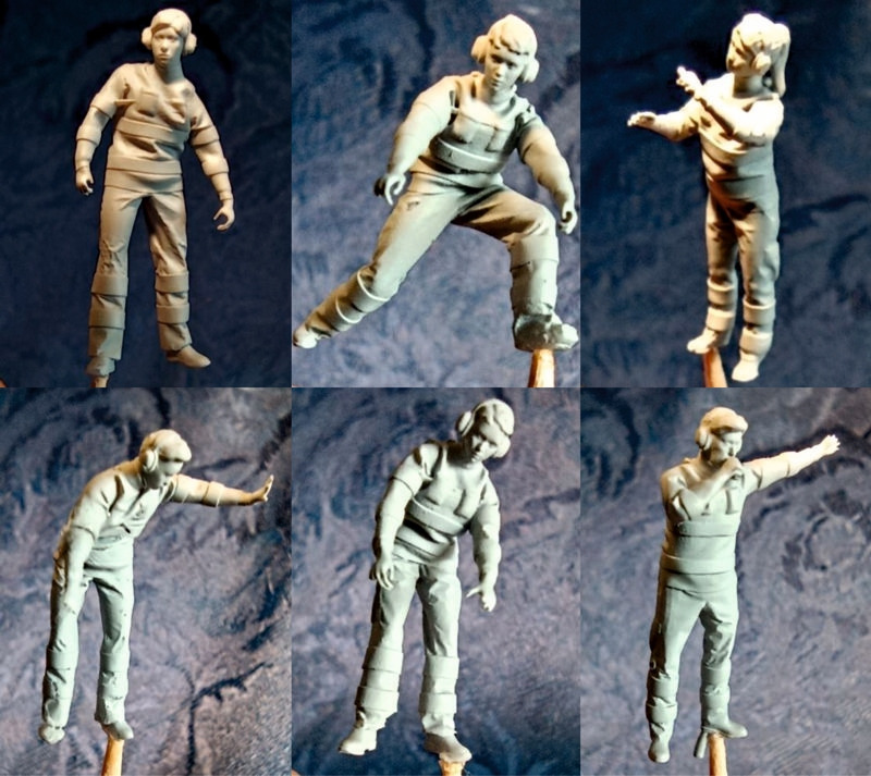 Rocast Scale Model Details - Pushback operations crew B