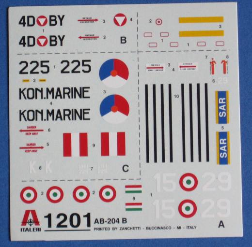 Italeri - Augusta AB 204 / UH-1F