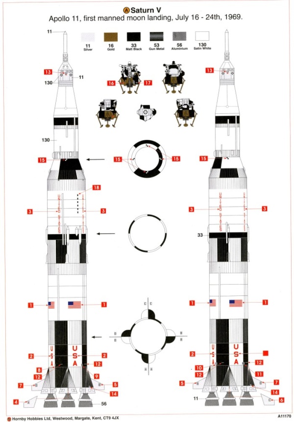 Airfix - Apollo Saturn V